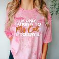 Im Only Talking To My Cat Today Cat Owner Introvert Comfort Color Blast T-Shirt Clay