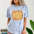 Antisocial Like A Good Neighbor Stay Over There Introvert Comfort Color Blast T-Shirt Ocean