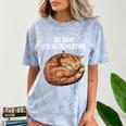 Go Away I'm Introverting Cat Introvert Men Women Girls Kids Comfort Color Blast T-Shirt Ocean