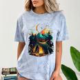 Id Rather Be Camping Great Outdoors Love Glamping Introvert Comfort Color Blast T-Shirt Ocean