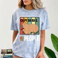 Introvert Capybara Rodent Animal Lover Antisocial Retro Comfort Color Blast T-Shirt Ocean