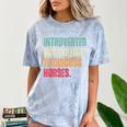 Introvert Cute Horse Lover Horse Riding Equestrian Comfort Color Blast T-Shirt Ocean Introvert Cute Horse Lover Horse Riding Equestrian Comfort Color Blast T-Shirt Ocean
