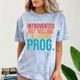 Introverted But Willing To Discuss Prog Rock Music Lover Comfort Color Blast T-Shirt Ocean