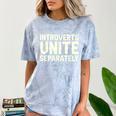 Introverts Unite Separately I Introvert Comfort Color Blast T-Shirt Ocean Introverts Unite Separately I Introvert Comfort Color Blast T-Shirt Ocean