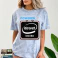 Powered By Introvert Inside Embrace Your Quiet Strength Comfort Color Blast T-Shirt Ocean