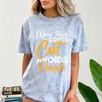 Wears Loves Cats Avoids People I Introvert Comfort Color Blast T-Shirt Ocean