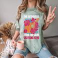 Introvert Singers Singing Sad Song Classical Music Lovers Comfort Color Blast T-Shirt Fern