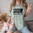 People Not A Big Enthusiast Introvert Sarcasm Quote Comfort Color Blast T-Shirt Fern