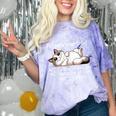 Felinetrovert Definition Cat Lover Introvert Humor Cats Comfort Color Blast T-Shirt Amethyst