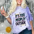 Too Peopley Outside Introvert Quote Comfort Color Blast T-Shirt Amethyst Too Peopley Outside Introvert Quote Comfort Color Blast T-Shirt Amethyst