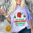 Snow Christmas Introvert Team Introverted Introvert Xmas Comfort Color Blast T-Shirt Amethyst