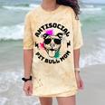 Antisocial Pit Bull Mom Pittie Introvert Dog Lover Pit Bull Comfort Color Blast T-Shirt Citrine