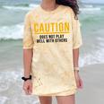 Caution Does Not Play Well With Others Introvert Comfort Color Blast T-Shirt Citrine Caution Does Not Play Well With Others Introvert Comfort Color Blast T-Shirt Citrine