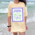 Cool Fun Cute Proud Introvert Cat Character For Men Women Comfort Color Blast T-Shirt Citrine
