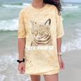 Ew People Cat Tabby Cat Antisocial Grumpy Introvert Comfort Color Blast T-Shirt Citrine