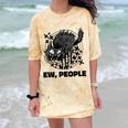 Ew People Introvert Cat Lover Crazy Cats Lady Comfort Color Blast T-Shirt Citrine