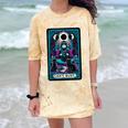 Gothic Girl Tarot Card Introverted Reader And Reading Comfort Color Blast T-Shirt Citrine Gothic Girl Tarot Card Introverted Reader And Reading Comfort Color Blast T-Shirt Citrine
