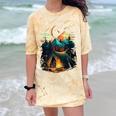 Id Rather Be Camping Great Outdoors Love Glamping Introvert Comfort Color Blast T-Shirt Citrine