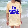 I'm Done Sarcastic Introvert Introversion Comfort Color Blast T-Shirt Citrine