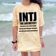 INTJ Architect Personality Introvert Sarcastic Comfort Color Blast T-Shirt Citrine