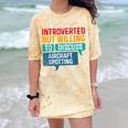 Introvert Aircraft Spotting Lovers Men & Women Comfort Color Blast T-Shirt Citrine