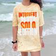 Introvert Party Solo Edition Sarcastic People Hater Comfort Color Blast T-Shirt Citrine