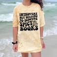 Introvert But Willing To Discuss Spicy Books Comfort Color Blast T-Shirt Citrine Introvert But Willing To Discuss Spicy Books Comfort Color Blast T-Shirt Citrine