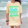 Introverts Unite Introvert Antisocial Sarcasm Anti Social Comfort Color Blast T-Shirt Citrine Introverts Unite Introvert Antisocial Sarcasm Anti Social Comfort Color Blast T-Shirt Citrine