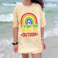 It's Way Too Peopley Outside Anti Social Introvert Comfort Color Blast T-Shirt Citrine