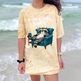Lazy Raccoon Sarcastic Introvert Humor Japanese Animal Comfort Color Blast T-Shirt Citrine Lazy Raccoon Sarcastic Introvert Humor Japanese Animal Comfort Color Blast T-Shirt Citrine