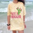 Not a Hugger Sarcastic Introvert Cactus Theme Women Comfort Color Blast T-Shirt Citrine