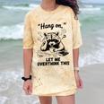 Raccoon Hang On Let Me Overthink This Introvert Comfort Color Blast T-Shirt Citrine Raccoon Hang On Let Me Overthink This Introvert Comfort Color Blast T-Shirt Citrine