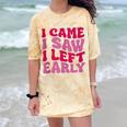 I Came I Saw I Left Early Sarcastic Introvert Saying Comfort Color Blast T-Shirt Citrine I Came I Saw I Left Early Sarcastic Introvert Saying Comfort Color Blast T-Shirt Citrine
