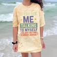 If You See Me Talking To Myself Sarcastic Introvert Comfort Color Blast T-Shirt Citrine