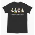 100 Days Of School Cute Goose Coffee Books Teacher Life Unisex T-Shirt