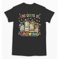 100th Day Of School Teacher Floral Books 100 Days Of Growing Unisex T-Shirt 100th Day Of School Teacher Floral Books 100 Days Of Growing Unisex T-Shirt