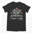 1945 Chapter Eighty 80th Birthday Books Themed 80 Year Old Unisex T-Shirt 1945 Chapter Eighty 80th Birthday Books Themed 80 Year Old Unisex T-Shirt