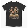 1985 Chapter Forty 40th Birthday Wildflower Book 40 Year Old Unisex T-Shirt
