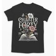 1986 Chapter Forty 40th Birthday Wildflower Book 40 Year Old Unisex T-Shirt 1986 Chapter Forty 40th Birthday Wildflower Book 40 Year Old Unisex T-Shirt