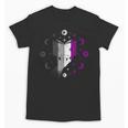 Ace Pride Book With Stars Moons And Magic Hand Unisex T-Shirt