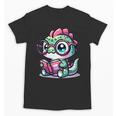 Adorable Book Lover Basilisk With Reading Glasses Cute Unisex T-Shirt Adorable Book Lover Basilisk With Reading Glasses Cute Unisex T-Shirt