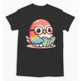 Adorable Book Lover Parrot With Reading Glasses Cute Unisex T-Shirt Adorable Book Lover Parrot With Reading Glasses Cute Unisex T-Shirt