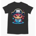 Adorable Book Lover Pirate With Reading Glasses Cute Unisex T-Shirt Adorable Book Lover Pirate With Reading Glasses Cute Unisex T-Shirt