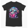 Adorable Book Lover Robot With Reading Glasses Cute Unisex T-Shirt