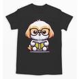 Adorable Book Lover Shih Tzu With Reading Glasses Cute Unisex T-Shirt Adorable Book Lover Shih Tzu With Reading Glasses Cute Unisex T-Shirt