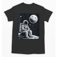 Aesthetic Spaceman Astronaut On The Moon Space Introvert Unisex T-Shirt