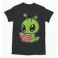 Alien Reading Book Believe In Yourself Kids Women Men Unisex T-Shirt