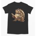 Alligator Snapping Turtle Reading A Book Unisex T-Shirt Alligator Snapping Turtle Reading A Book Unisex T-Shirt