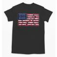 America US Flag Books Library Reading For Book Lover Reader Unisex T-Shirt