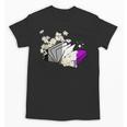 Asexual Book Lover LGBT Reading Pride Ace Flag Daisy Unisex T-Shirt Asexual Book Lover LGBT Reading Pride Ace Flag Daisy Unisex T-Shirt